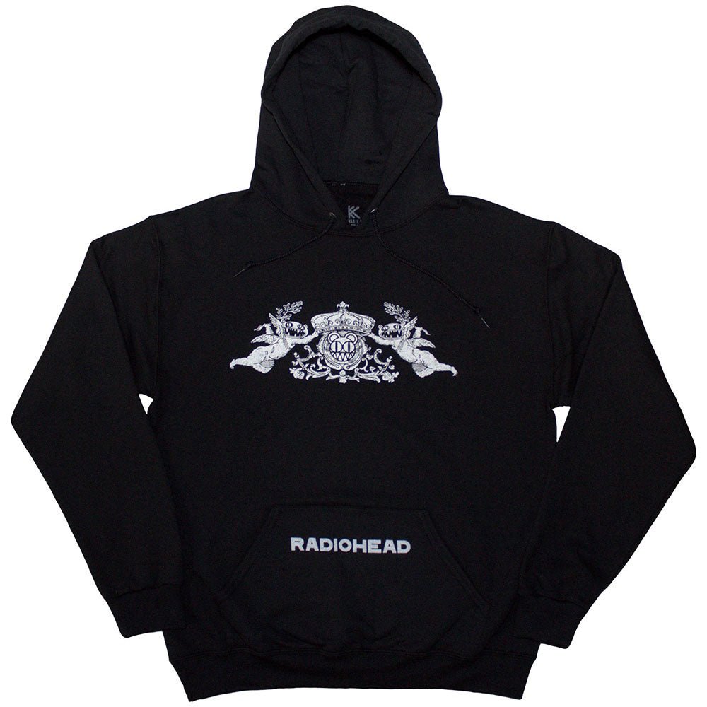 【予約商品】 RADIOHEAD レディオヘッド - Bearhead Crest / Black / パーカー・スウェット / メンズ - PGS
